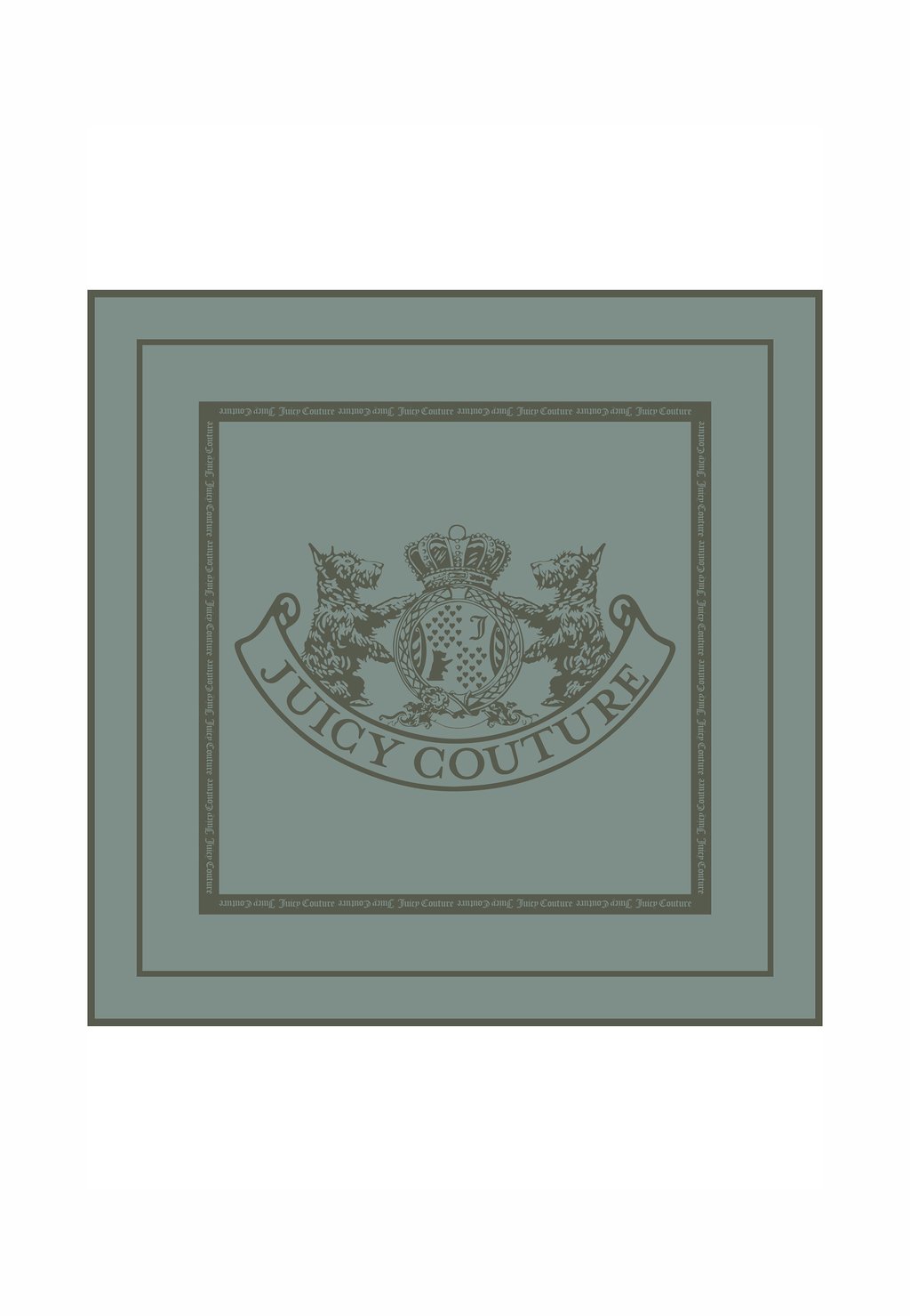 

Шарф Juicy Couture, светло-зеленый