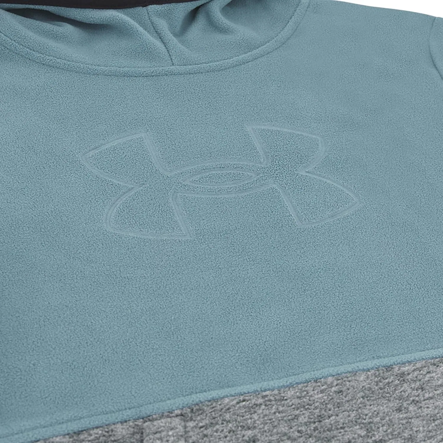 Детская худи флисовая Under Armour, Jasper Blue — фото 2