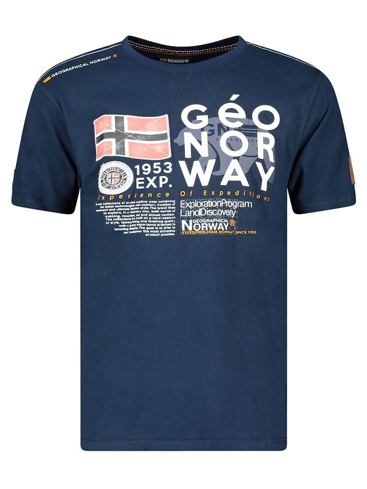 

Футболка Geographical Norway, темно-синий