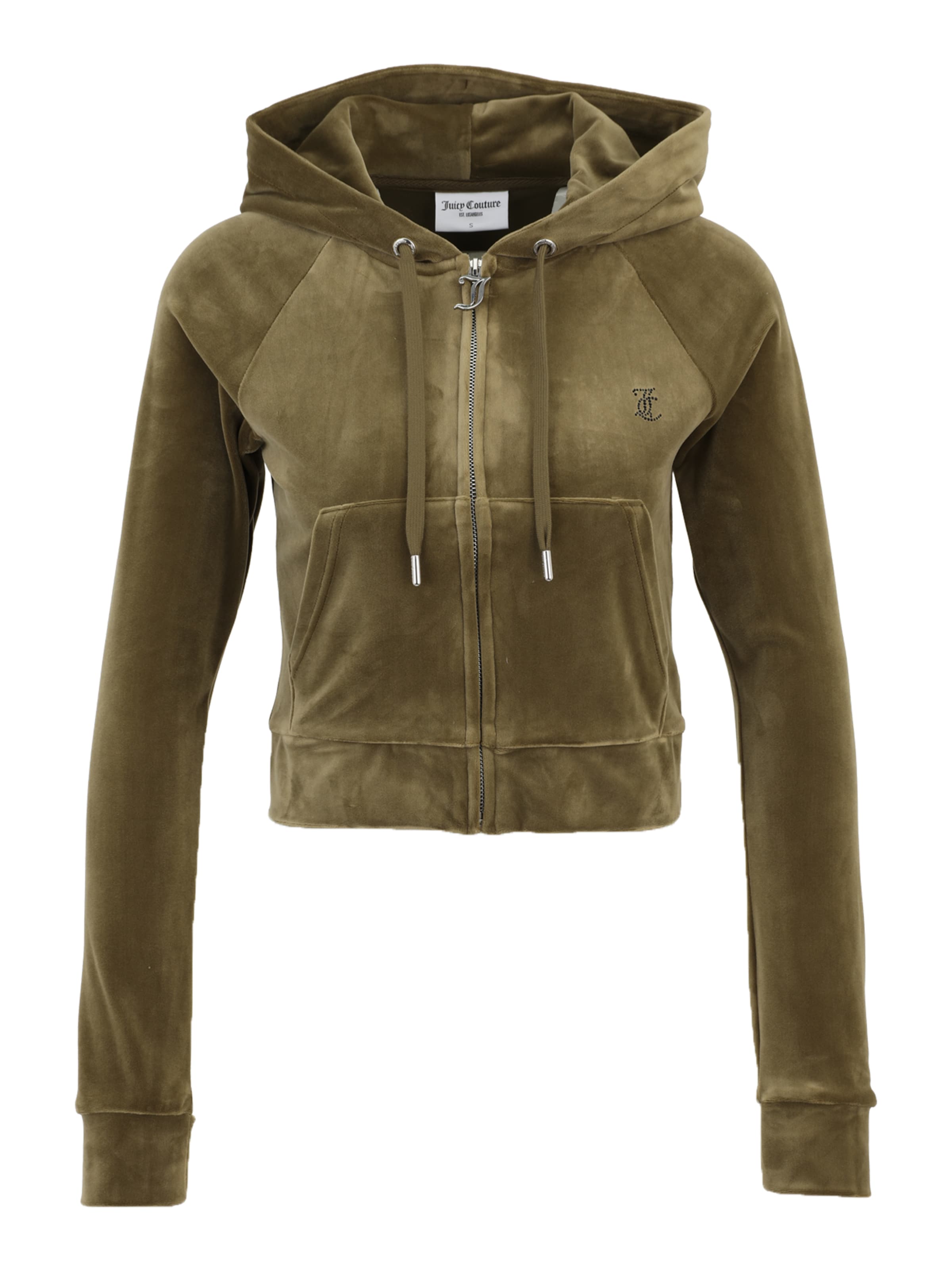 

Juicy Couture Petite Толстовка с молнией 'MADISON' в темно-зеленом цвете