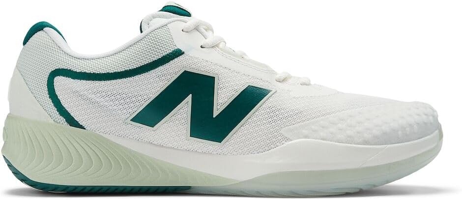Мужские теннисные кроссовки New Balance FuelCell 996 V6 для жесткого корта, зеленый/болотный — фото 3