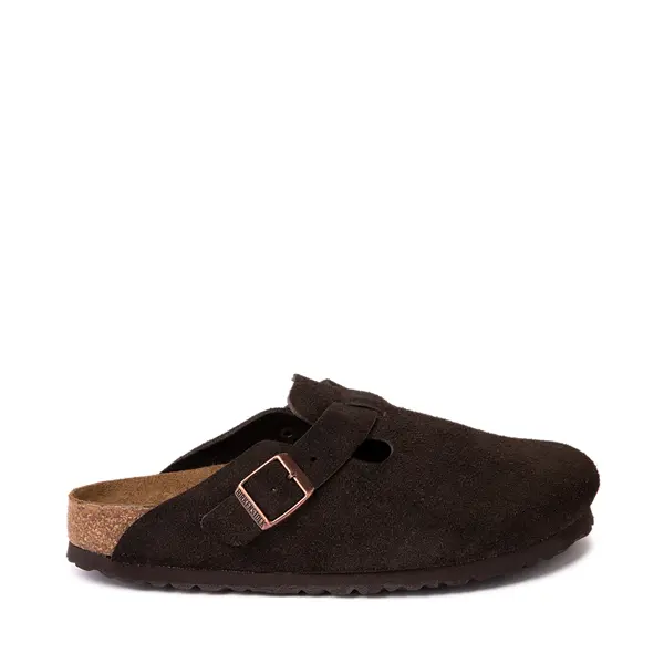 Женские сабо Birkenstock Boston с мягкой стелькой, цвет Mocha — фото 3