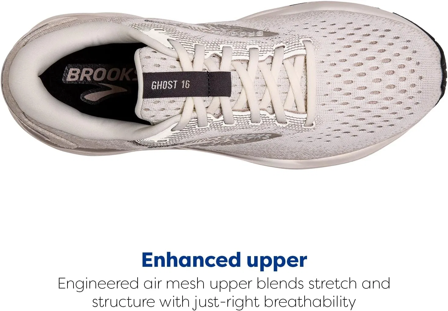 Мужские кроссовки Brooks Ghost 16, Coconut Chateau Forged Iron — фото 4