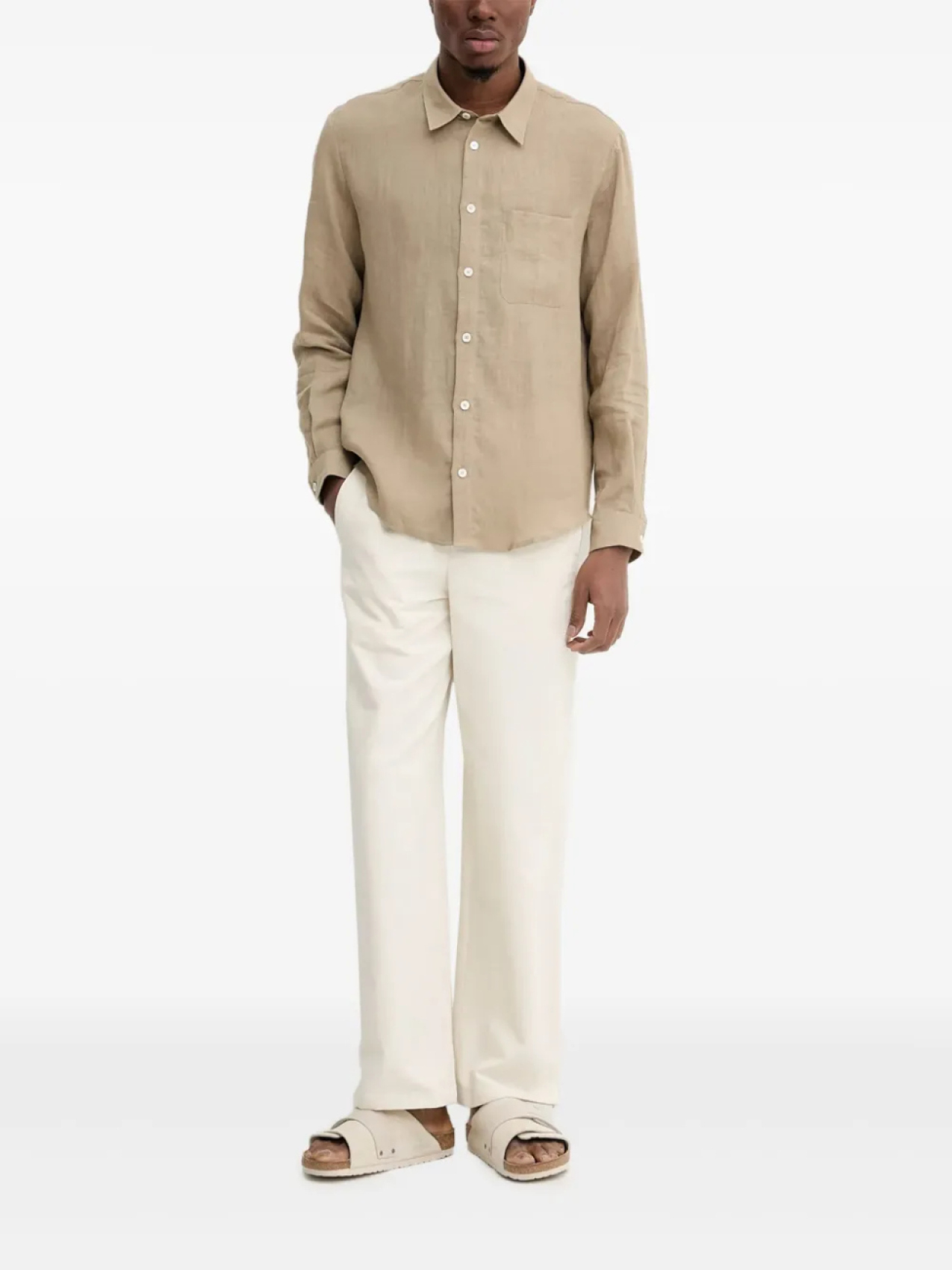

Рубашка с длинным рукавом APC Cassel A.P.C., нейтральный