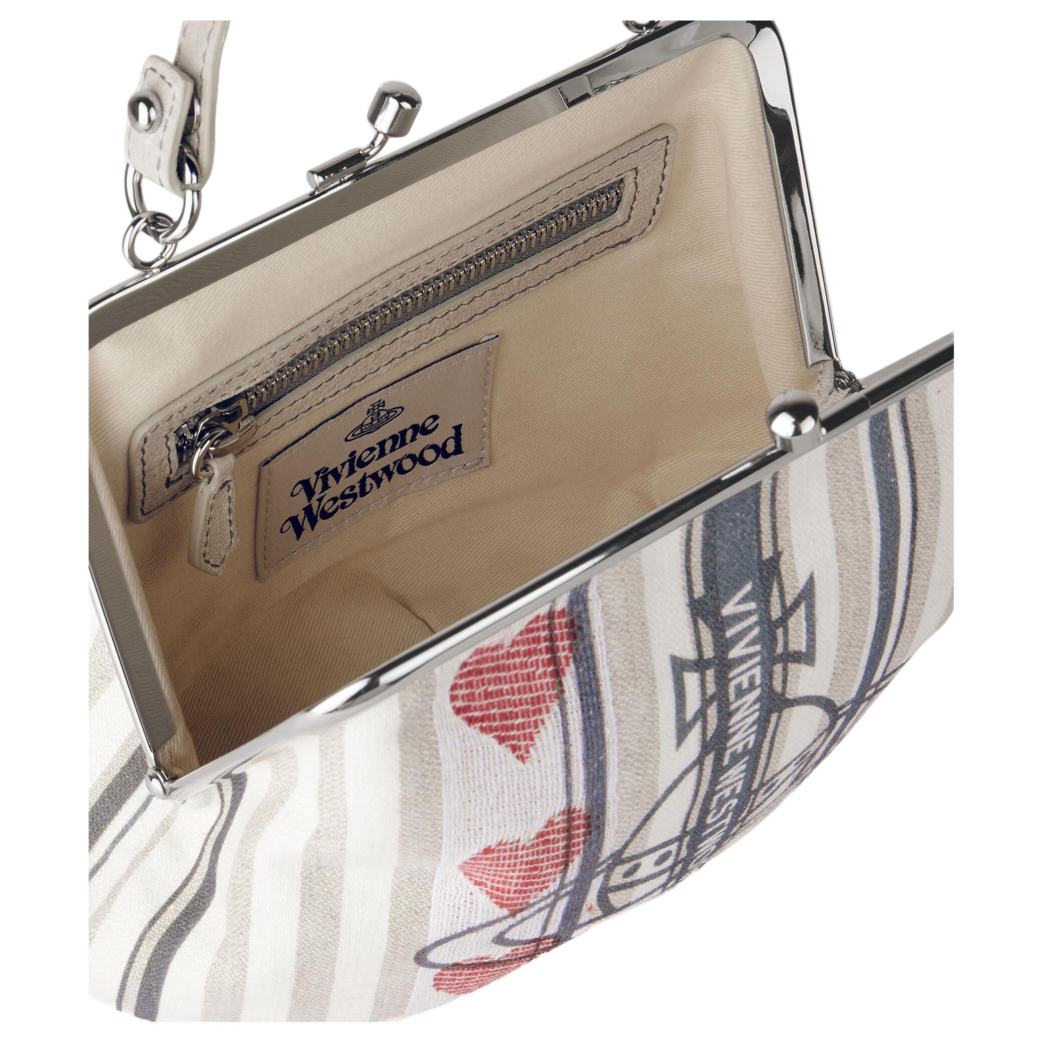 Vivienne Westwood Льняной кошелёк-клатч женский разноцветный — фото 4