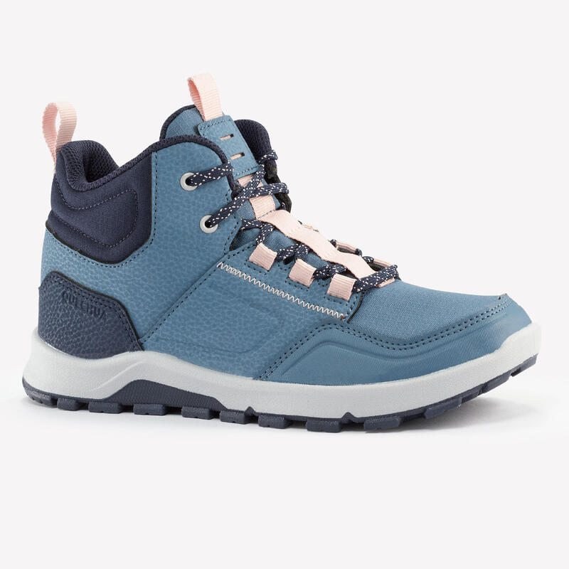 

Детские горные ботинки Quechua, цвет storm blue/pearl pink