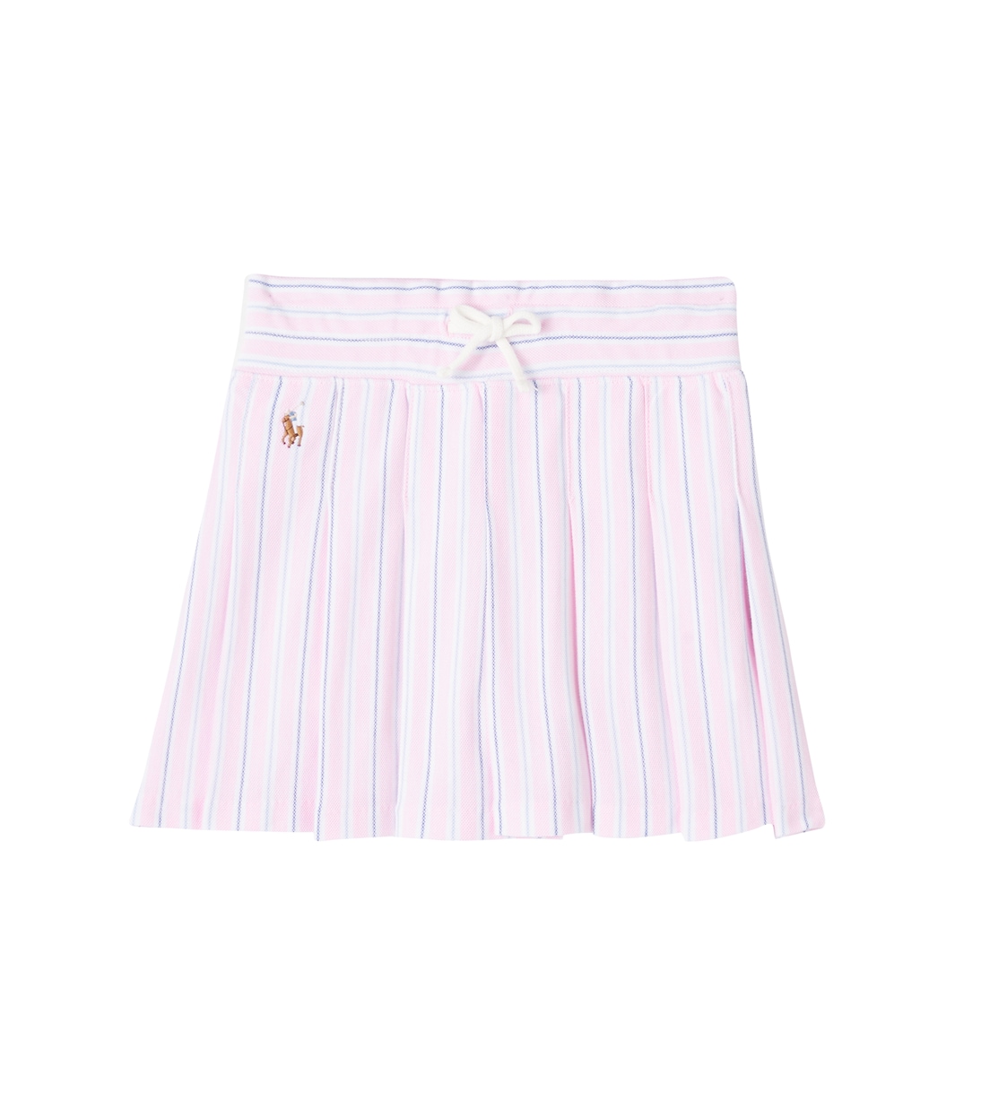 

Полосатая хлопковая юбка Polo Ralph Lauren Kids, Harbor Pink Stripe/MLTI PP