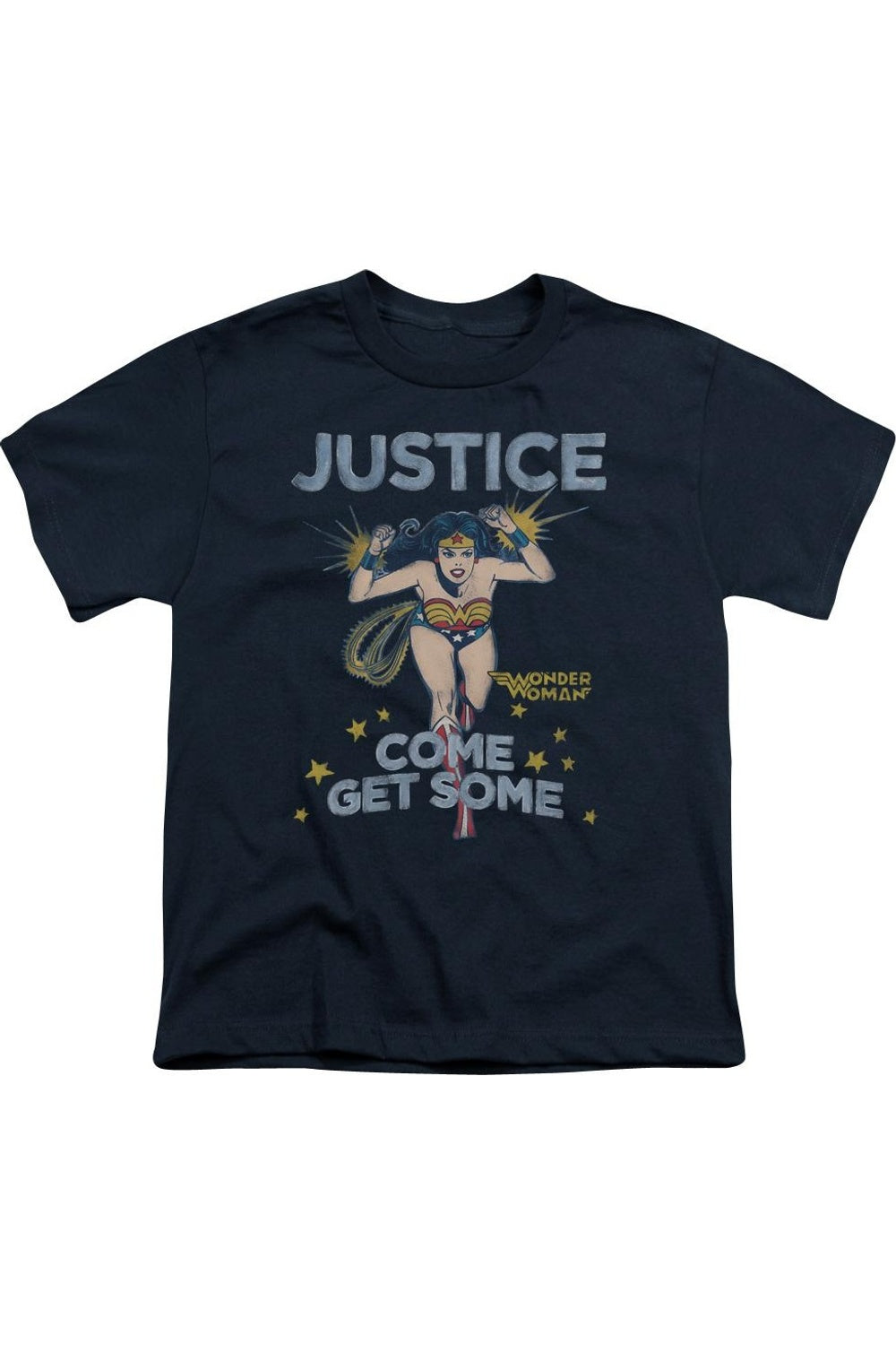 

Футболка с коротким рукавом DC Comics Get Some для детей Gildan, темно-синий