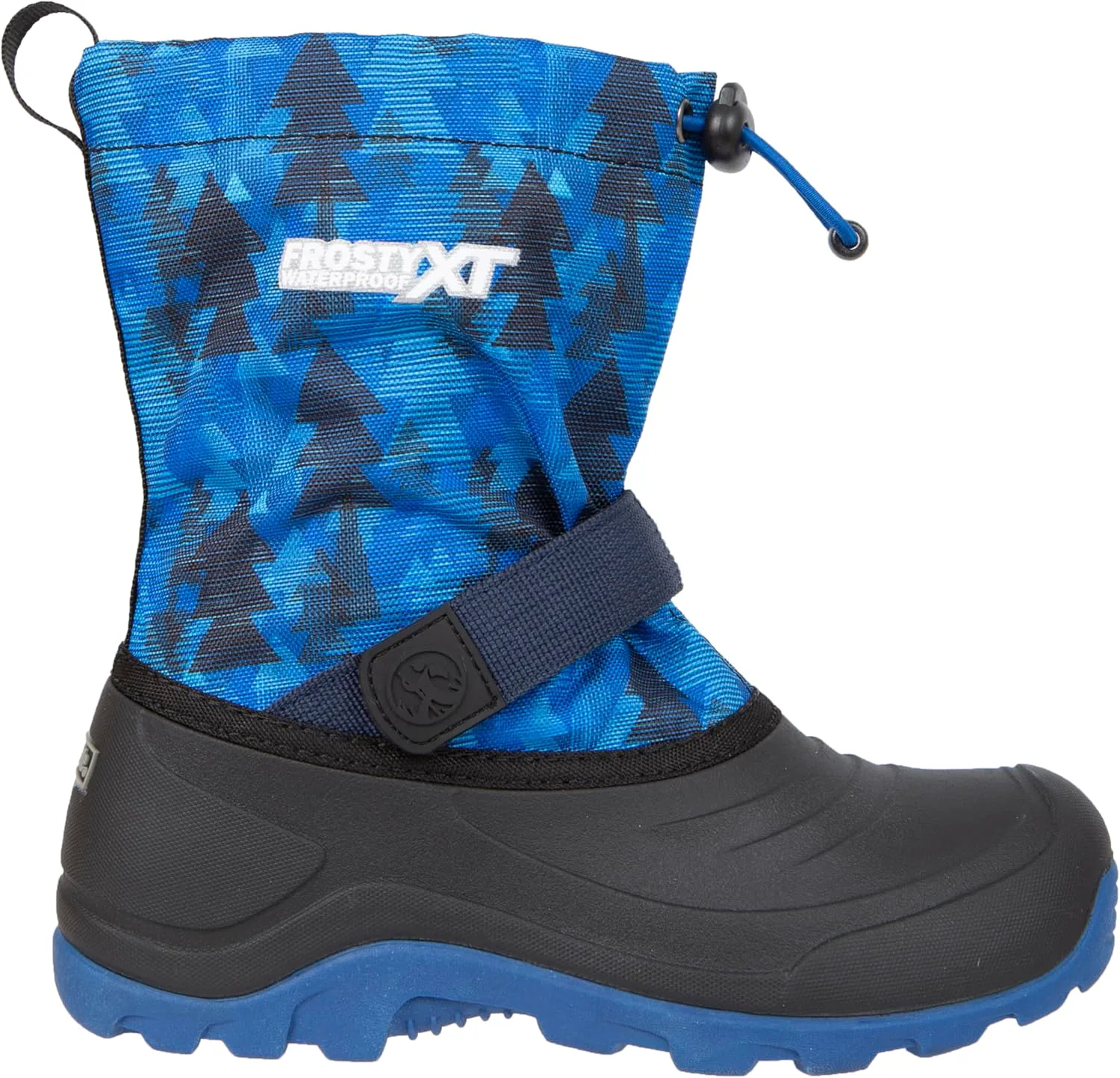 Детские зимние сапоги Northside Kids Frosty XT с водонепроницаемой утепленной подкладкой - герметичные швы, теплая подкладка, отражающие элементы, протектор для сцепления, черный/темно-синий — фото 3