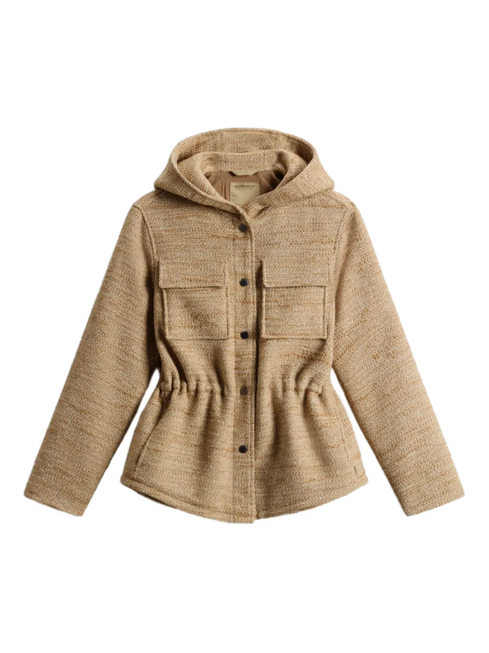 

Фактурная куртка с капюшоном WOOLRICH, нейтральный
