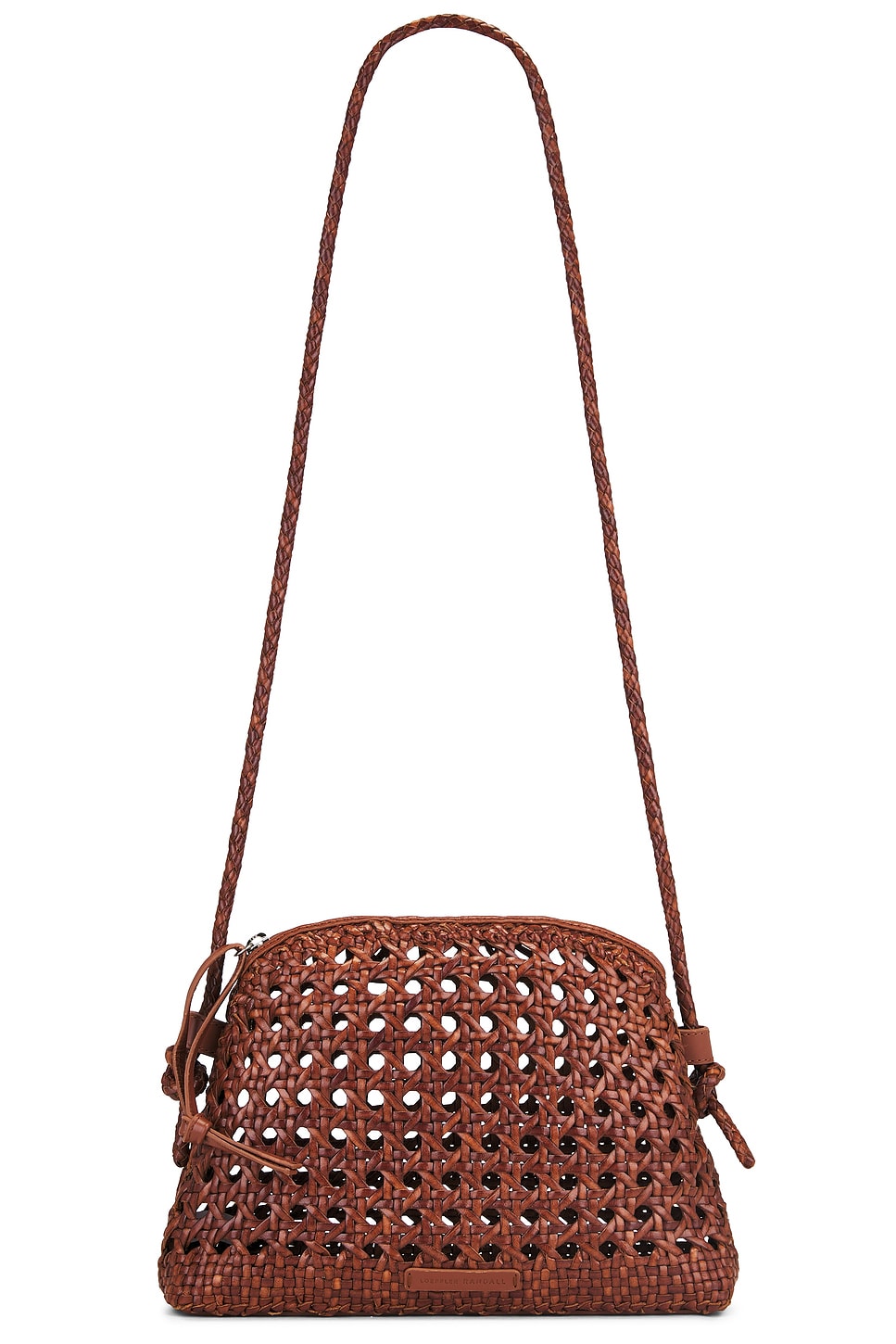 

Плетеная сумка через плечо Mallory Loeffler Randall, saddle