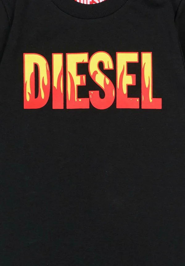 Футболка с коротким рукавом и принтом Diesel, Black — фото 3