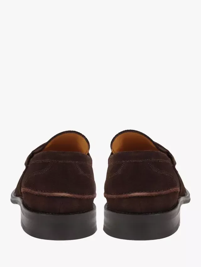 Кожаные лоферы Chorleywood Jones Bootmaker, Brown Suede — фото 3