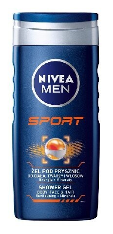 

Гель для душа, 250 мл Nivea, Men Sport