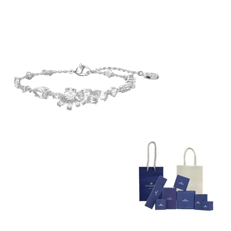 

Swarovski Браслеты Gema с родиевым покрытием, женские, белые