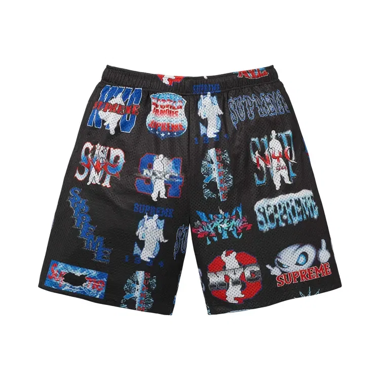 Шорты Supreme Flash Mesh Short, черный