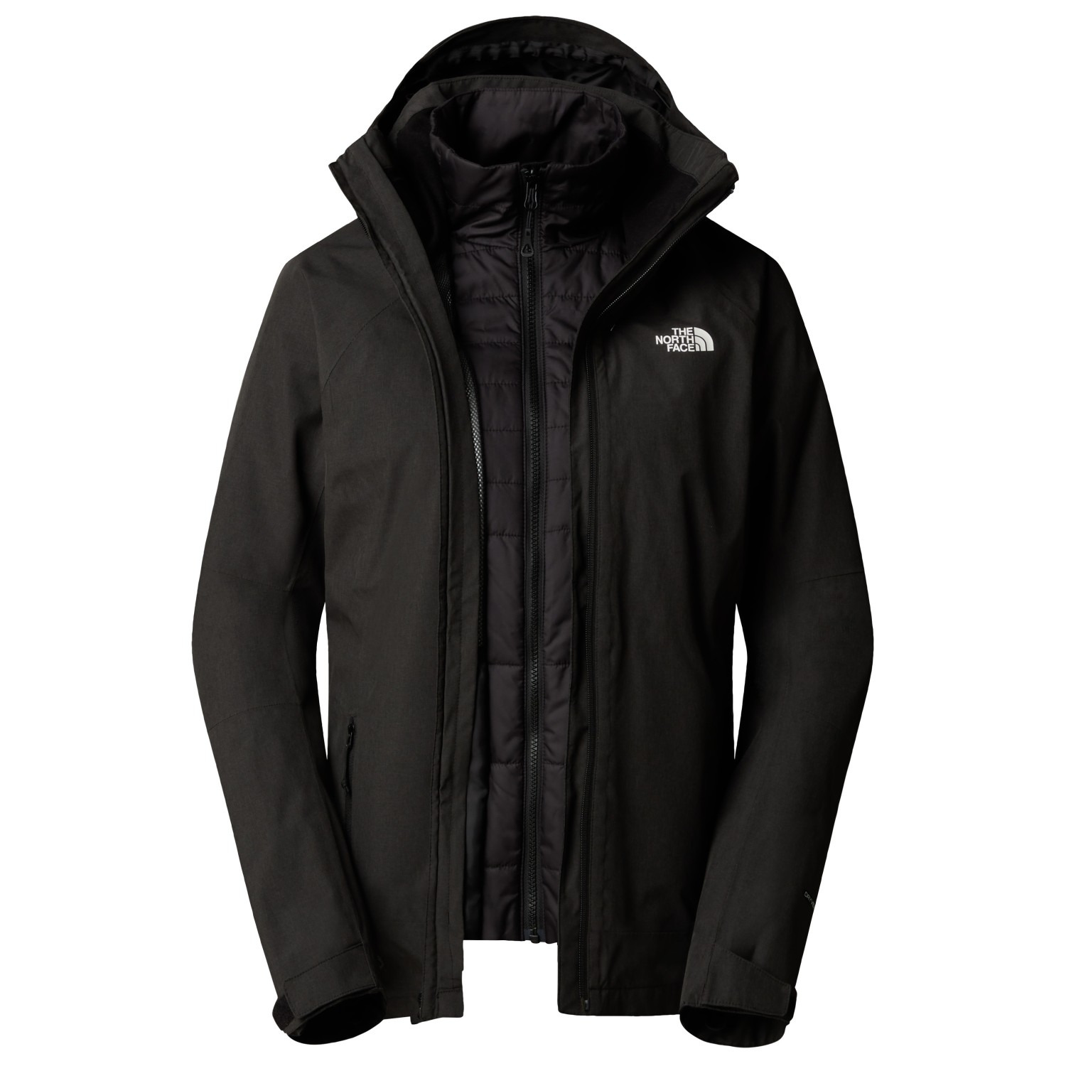 

Двойная куртка The North Face Inlux Triclimate, цвет TNF Black Heather/TNF Black/NPF