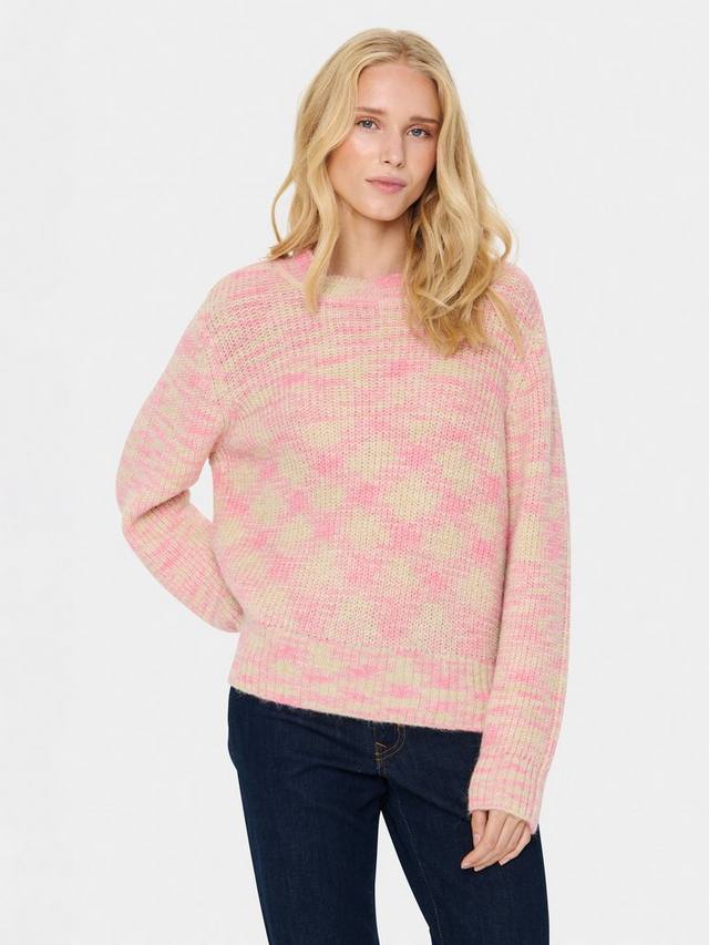 

Джемпер gusta из меланжа Saint Tropez, цвет Chateau Rose/Cream