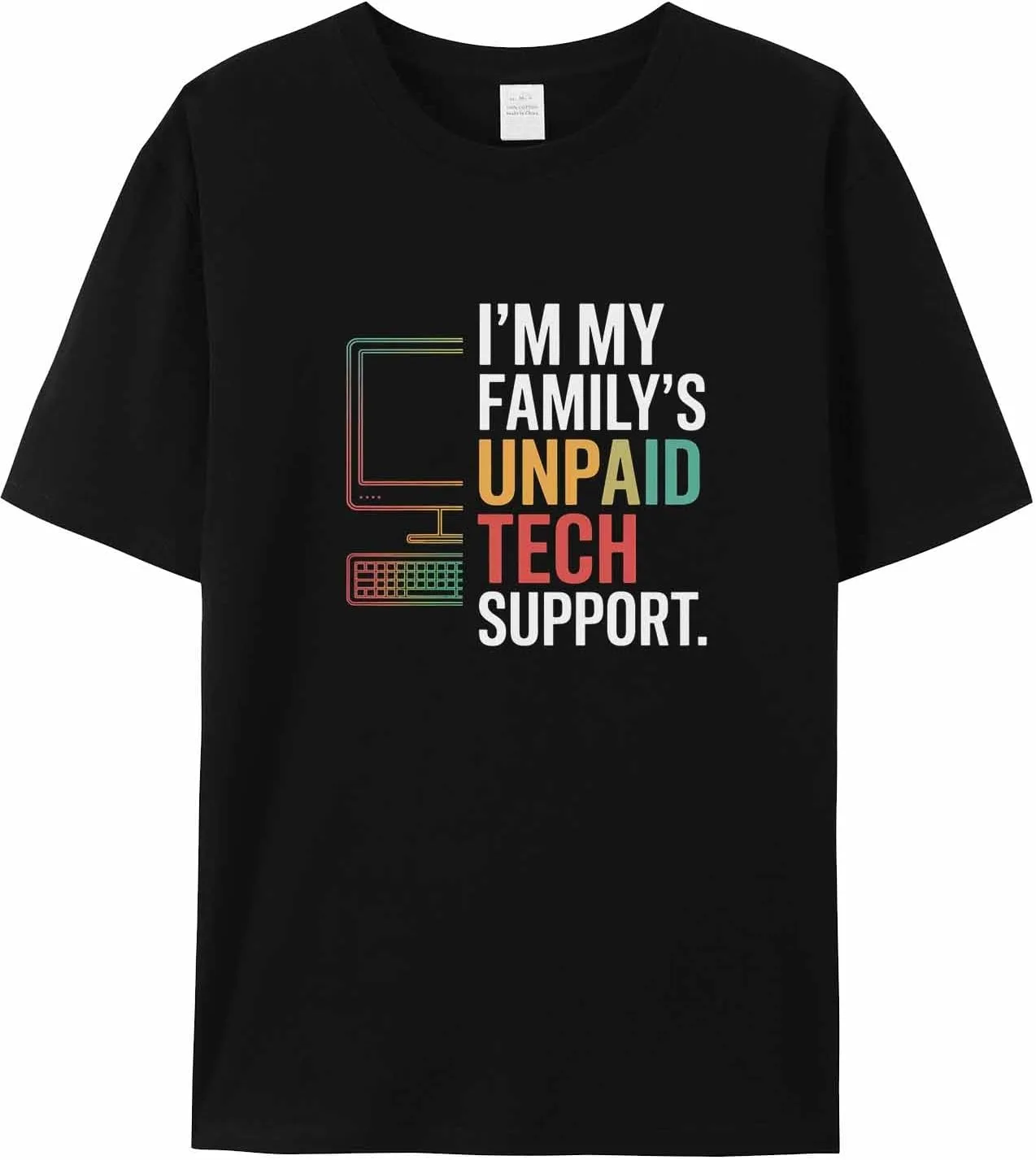 

Футболка мужская I'm Tech Support jdudh