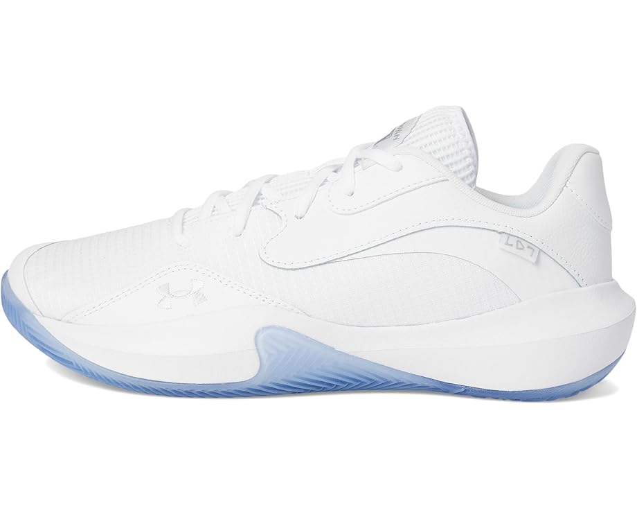 Кроссовки Under Armour Lockdown 7 Low, цвет White/White/Metallic Silver — фото 4