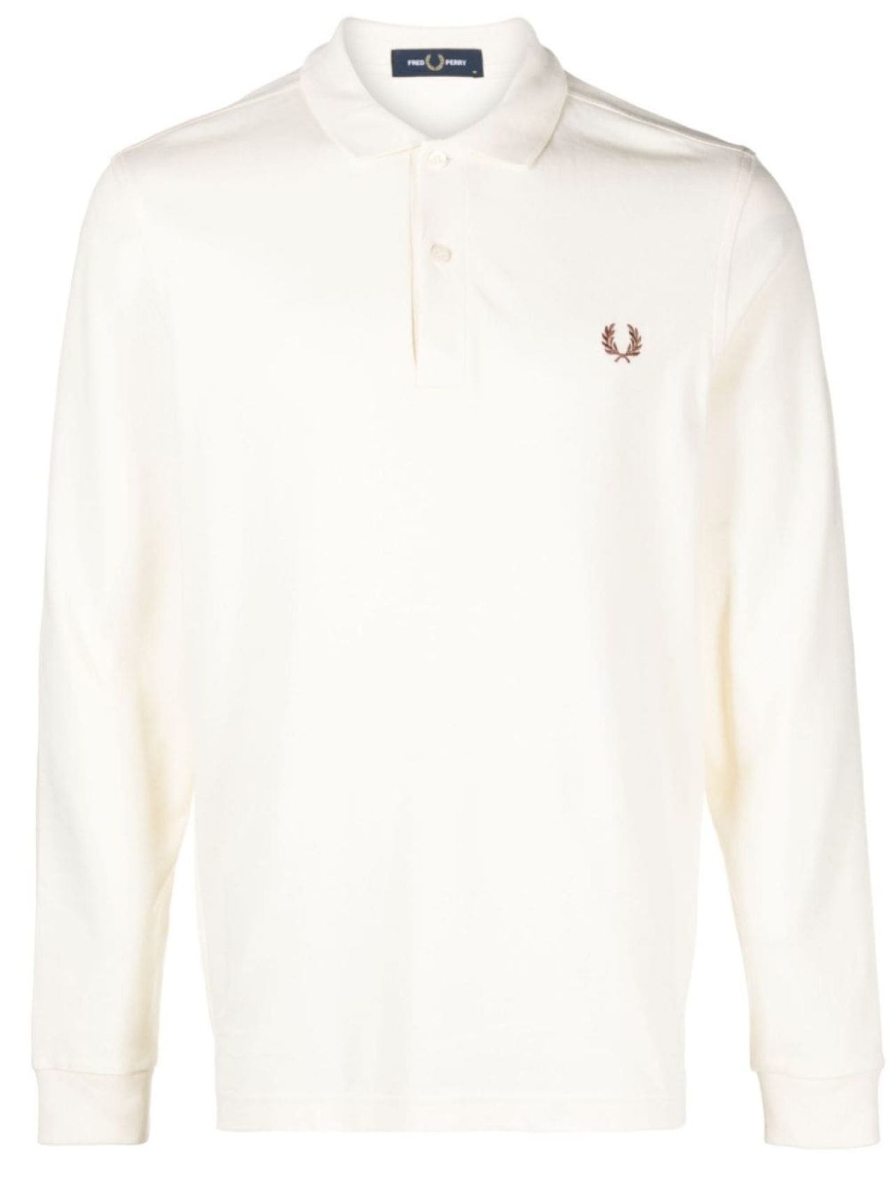 

Fred Perry рубашка поло с вышитым логотипом, нейтральный цвет