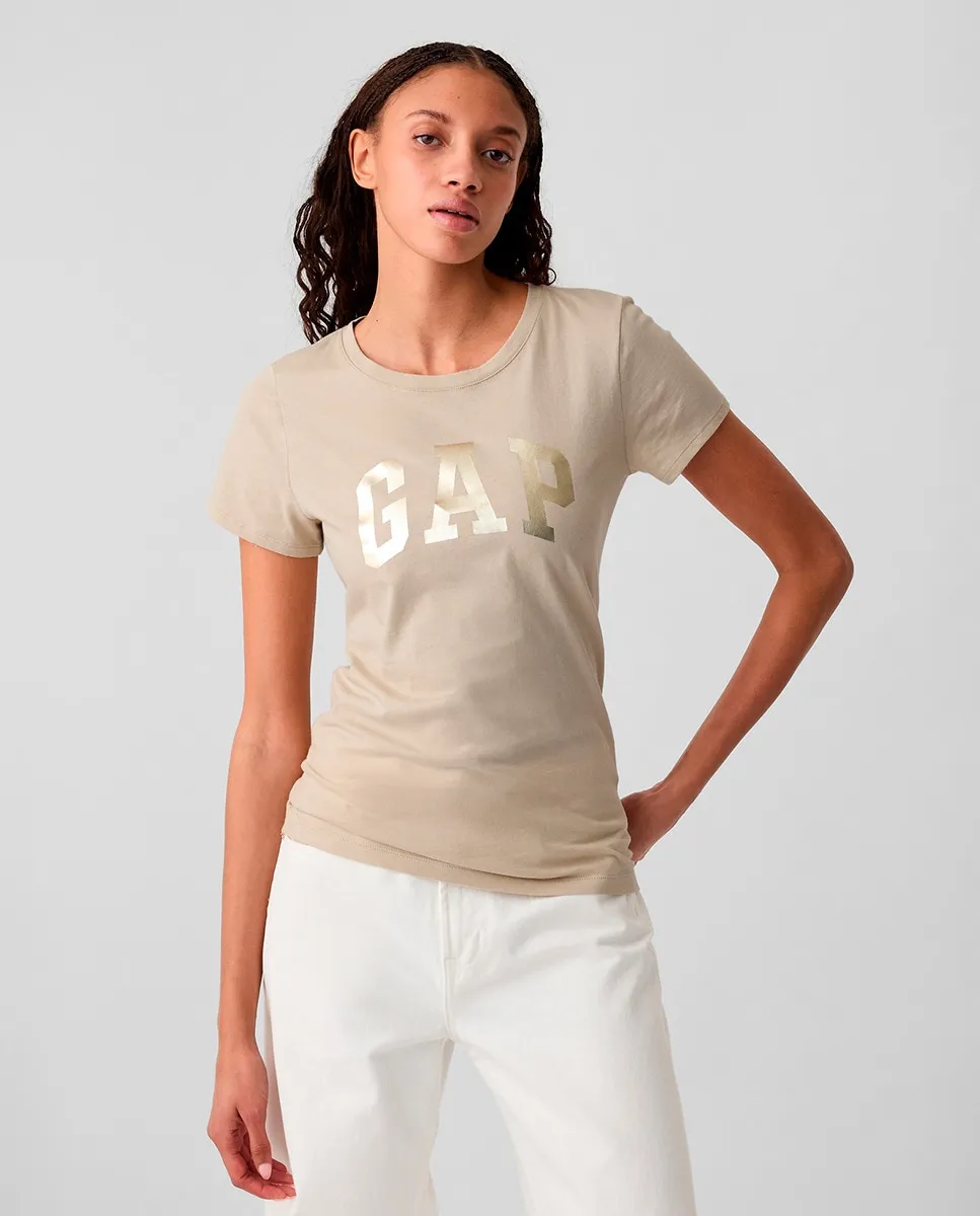 

Футболка с логотипом Gap, цвет Natural