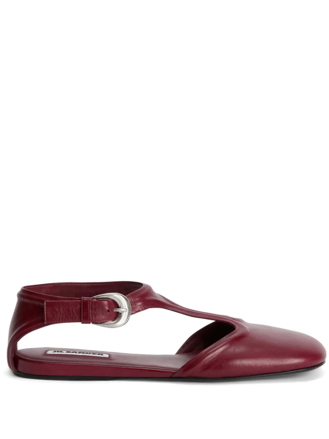 Jil Sander балетки Мэри Джейн, красный