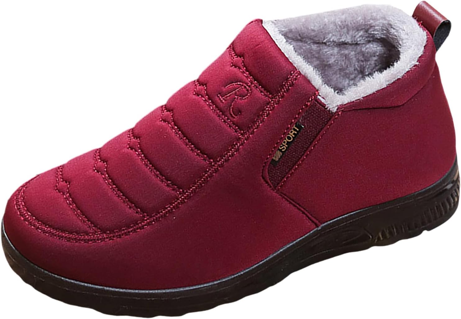 

Мужские и женские зимние ботинки для снега, зимние ботинки для женщин и мужчин, платформенные модные кроссовки Generic, красный