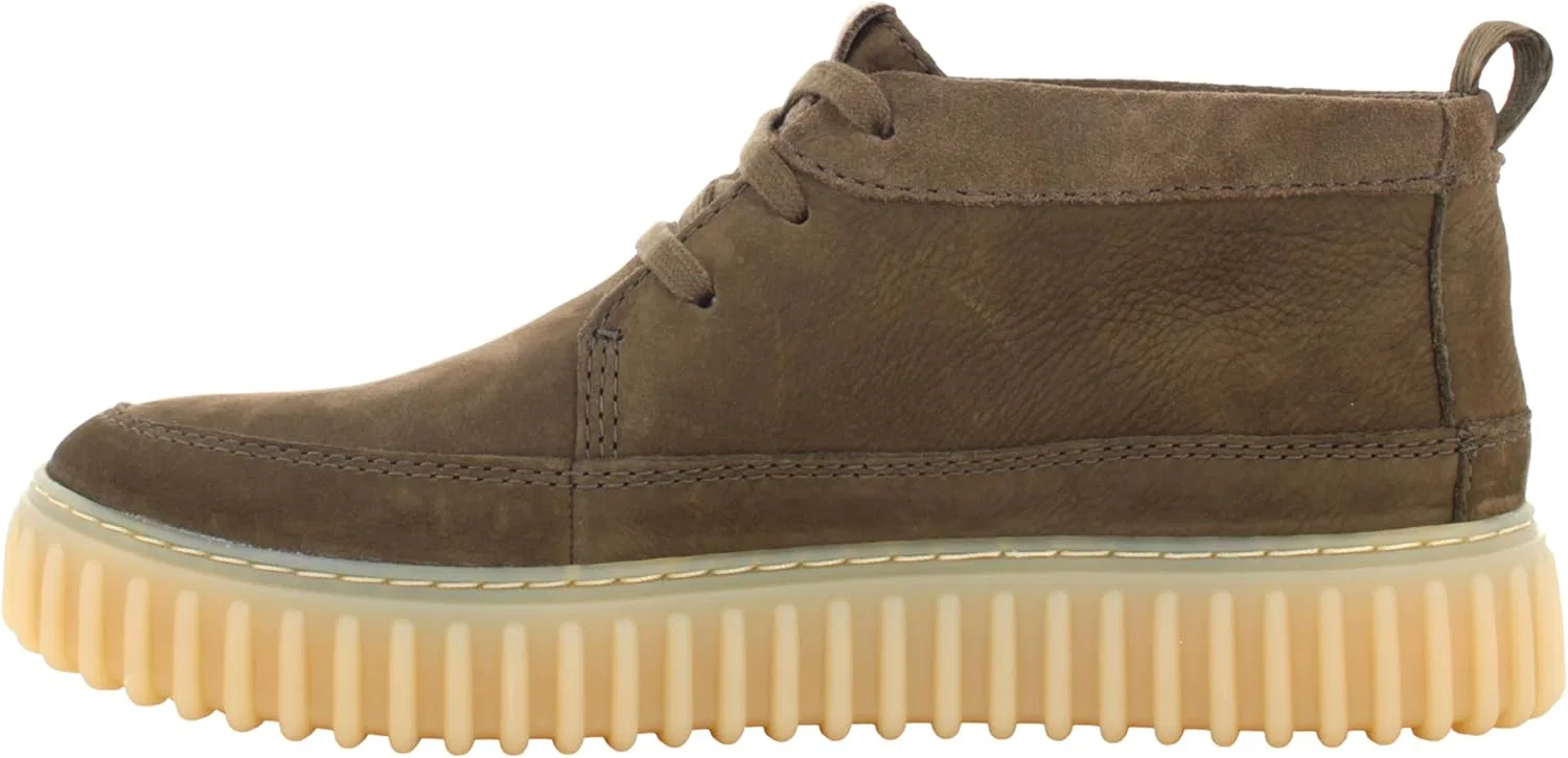 Мужские ботильоны Clarks Torhill LaceHi, Green Khaki — фото 3