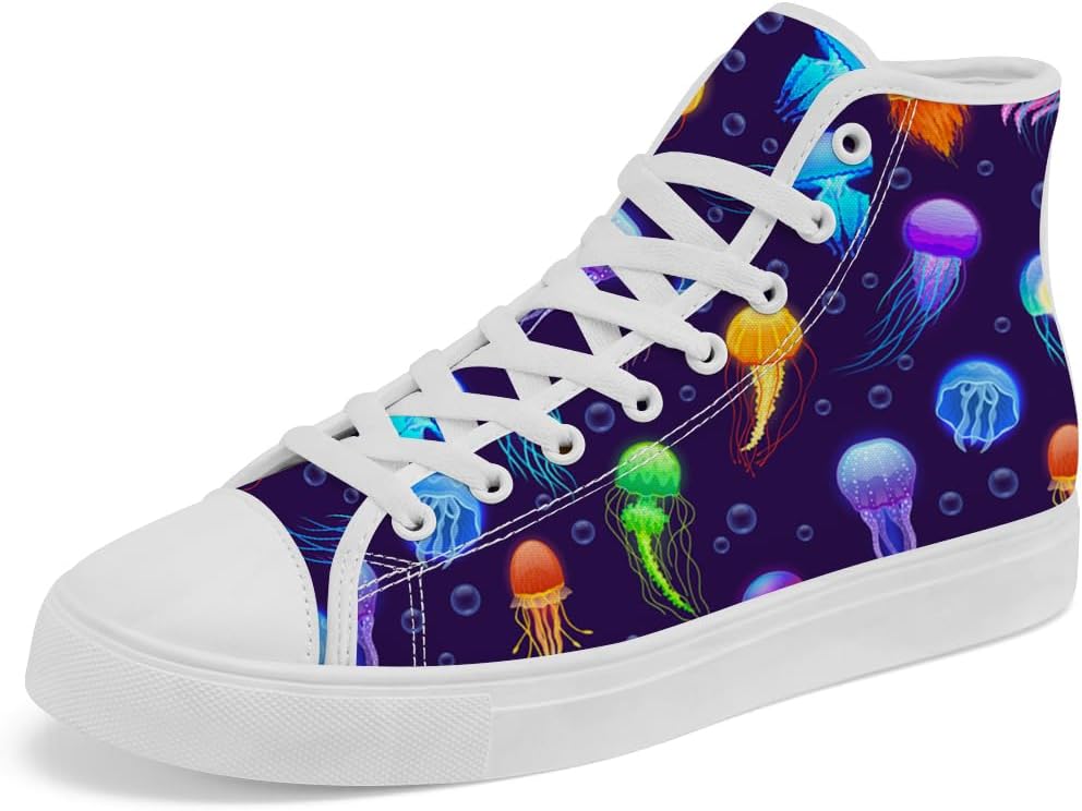 

Кеды Chebing Jellyfish, высокие кеды из канвы для мужчин и женщин, зеленый/фиолетовый