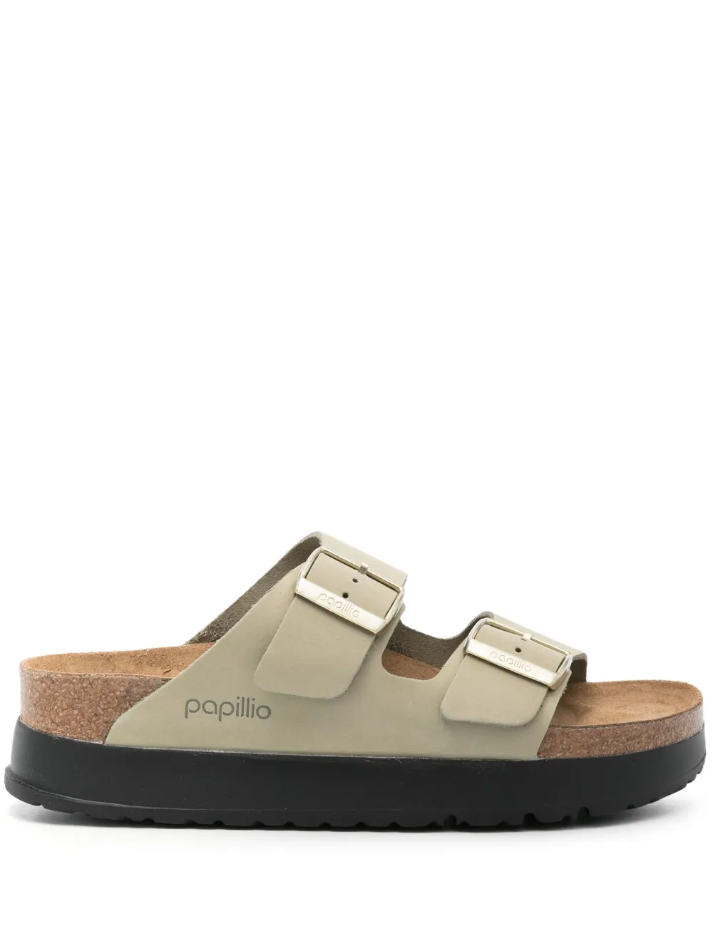 Сандалии Arizona на платформе Birkenstock, нейтральный