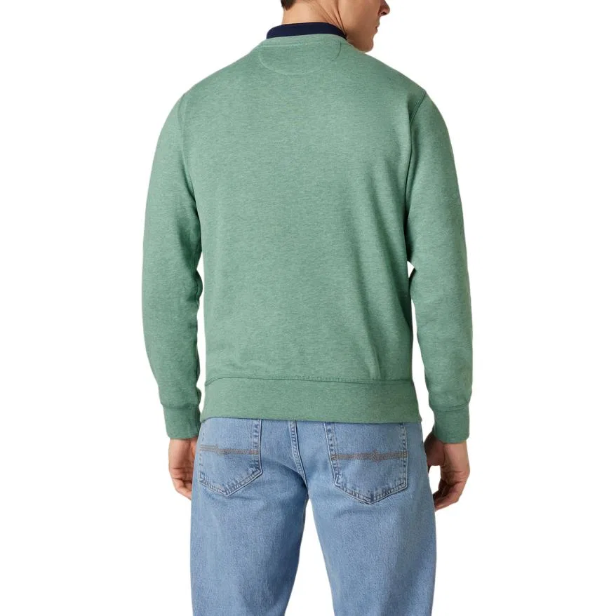 Свитшот мужской с вышивкой логотипа Pony, длинным рукавом, на флисе, SS26 Polo Ralph Lauren, Grass Green — фото 4