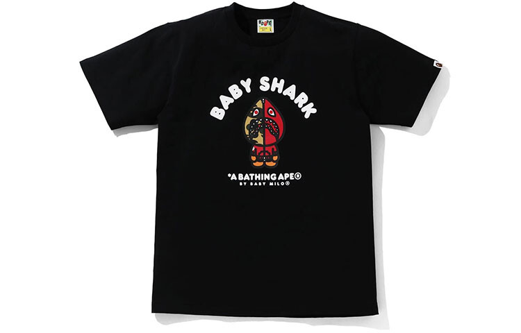 

Футболка Shark Series для мужчин A Bathing Ape, черный