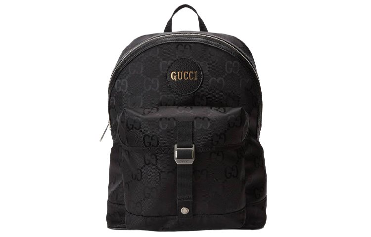 

Off The Grid нейлоновый рюкзак с кожаной спинкой мужской черный GUCCI