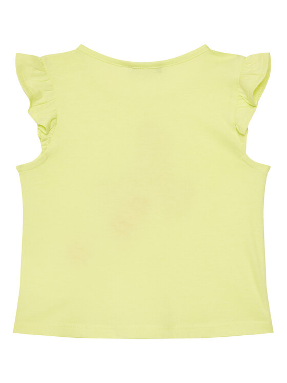 Футболка обычного кроя 3I1XG10JK United Colors Of Benetton, желтый — фото 2