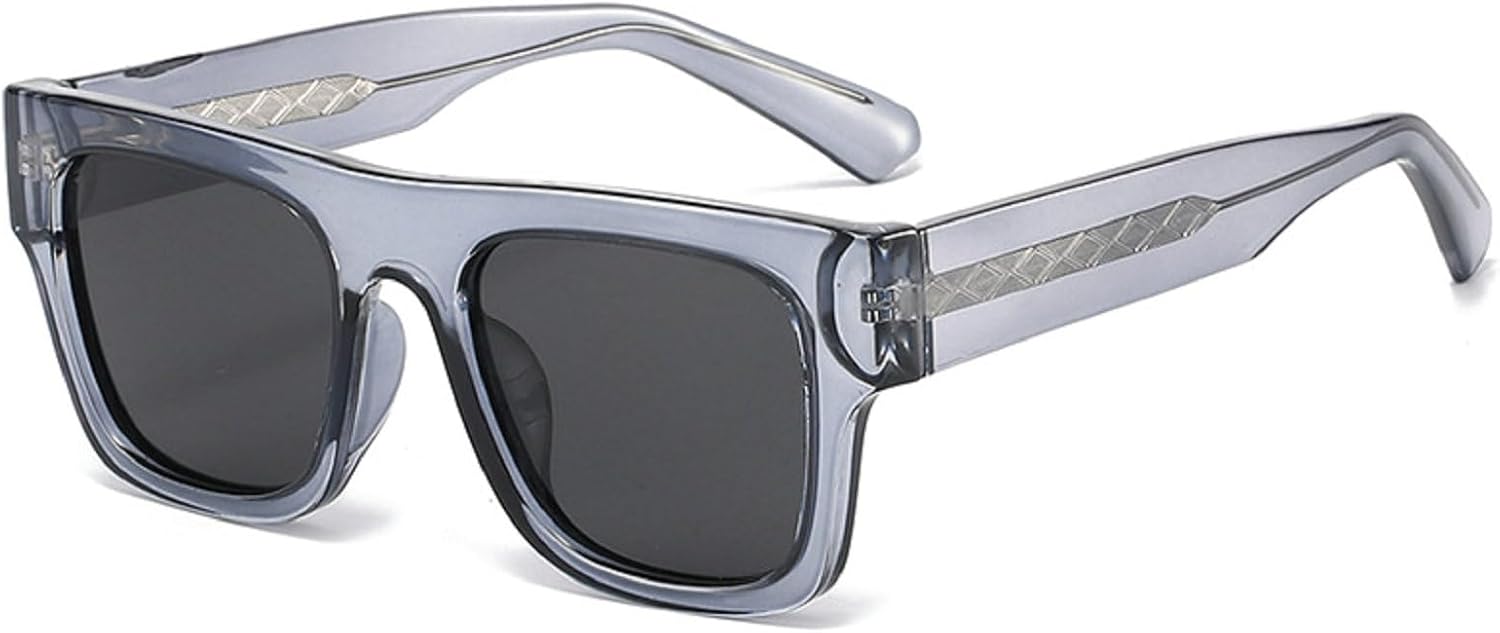 

Винтажные большие квадратные солнцезащитные очки для женщин, модные солнцезащитные очки-пилот в стиле Y2K с крупной оправой, мужские модные солнцезащитные очки mincl, Blue