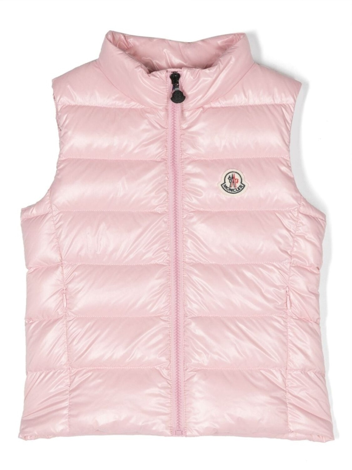 

Moncler Enfant дутый жилет Ghany, розовый