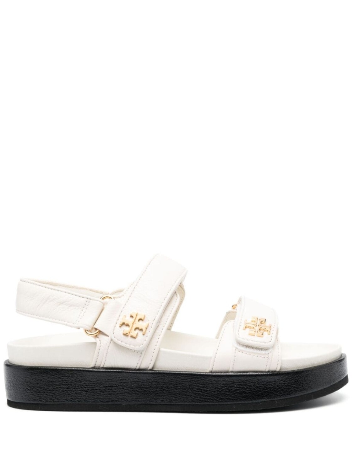 

Tory Burch шлепанцы с логотипом Double T, белый