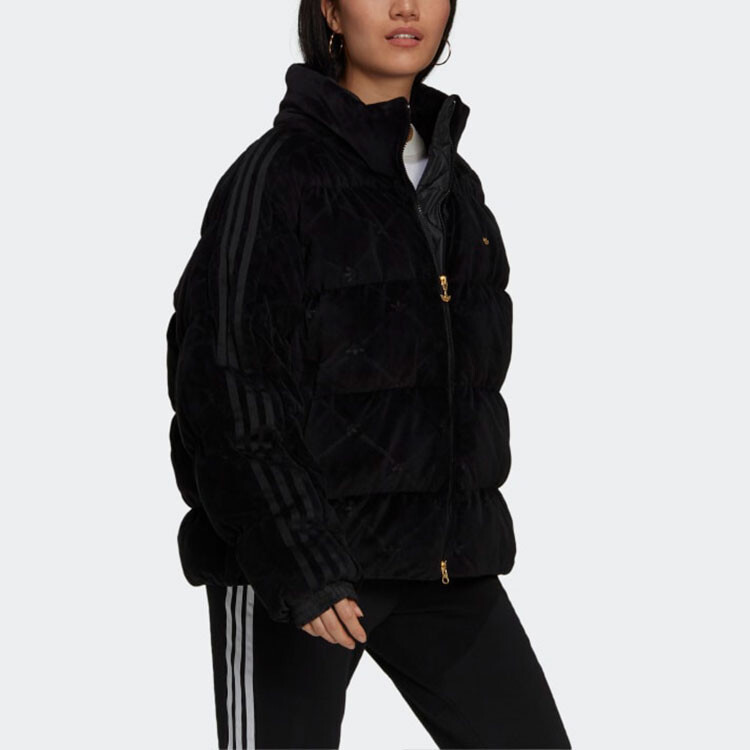 Пуховик Adidas Originals, черный — фото 3