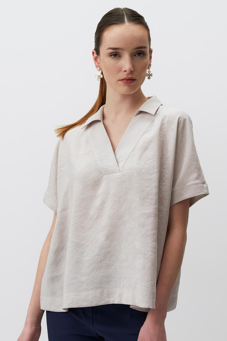 

Блуза из модала с короткими рукавами Jimmy Key, коричневый