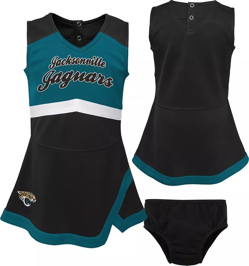 

Одежда команды НФЛ для малышей Jacksonville Jaguars, платье с веселым принтом NFL Team Apparel