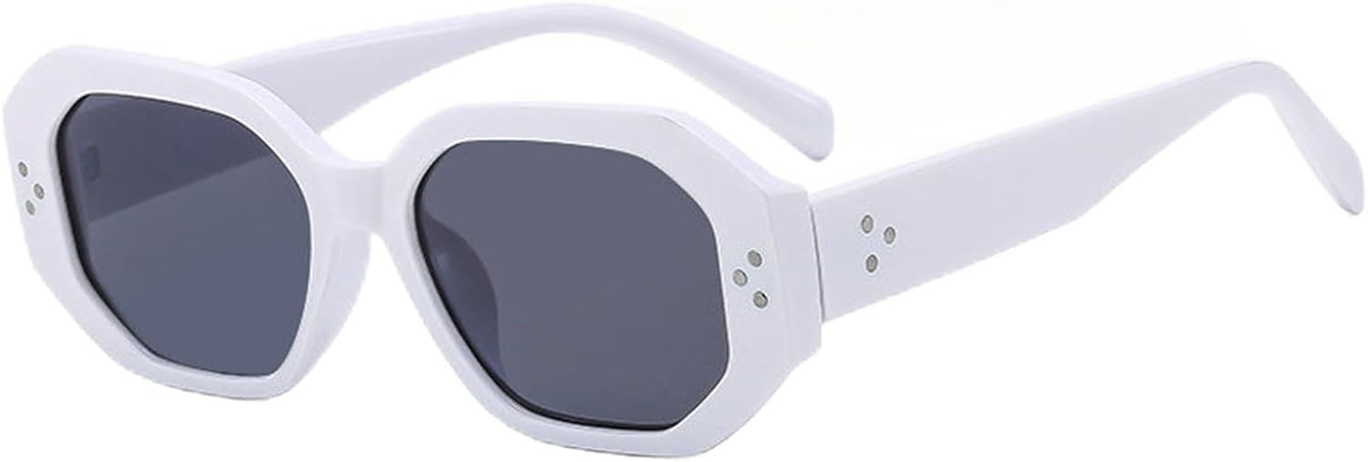 

Солнцезащитные очки Willochra Trendy Square для женщин и мужчин, уникальные дизайнерские очки в стиле 70-х и 80-х годов, многоугольные, черные, с защитой от УФ-излучения UV400, C6