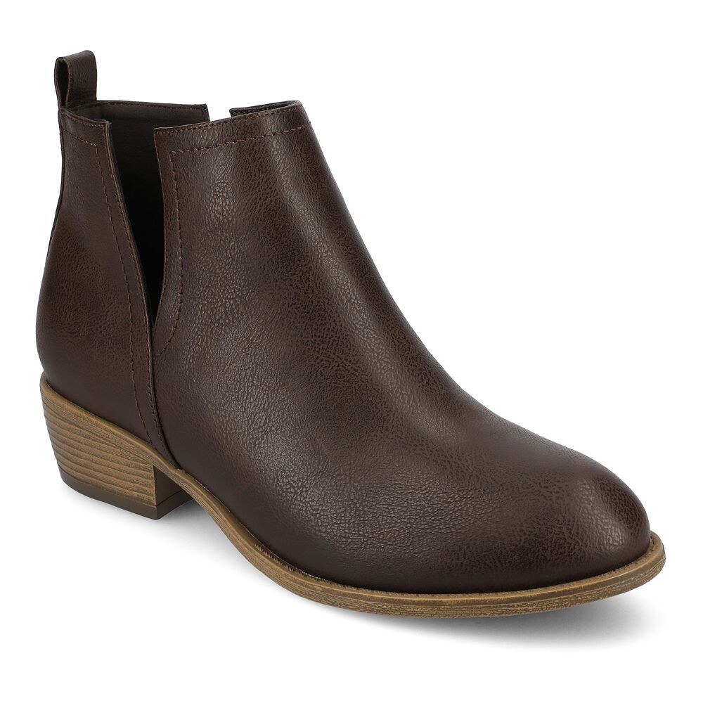 

Коллекция Journee Женские ботильоны Rimi Journee Collection, цвет Brown Pu