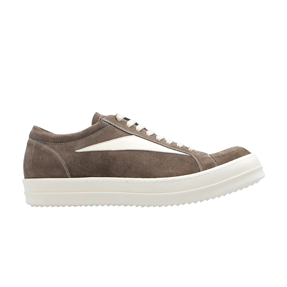 Низкие кроссовки Rick Owens EDFU Suede Leather Vintage Low, коричневый