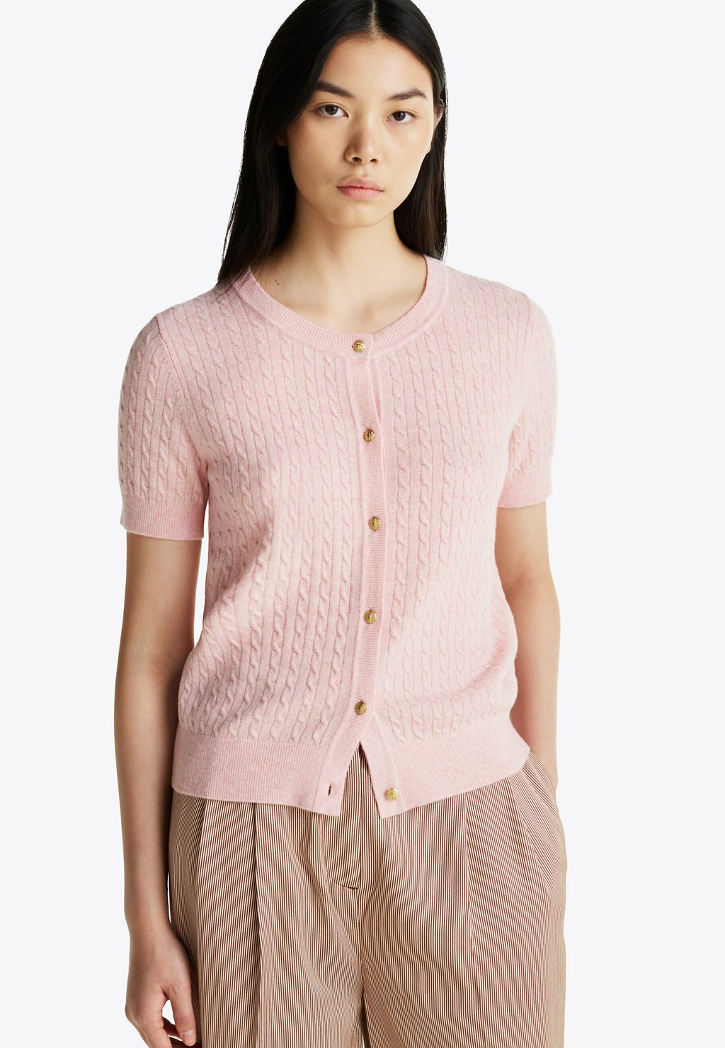 

Кардиган RICH SHORT SLEEVE Tommy Hilfiger, лососевый