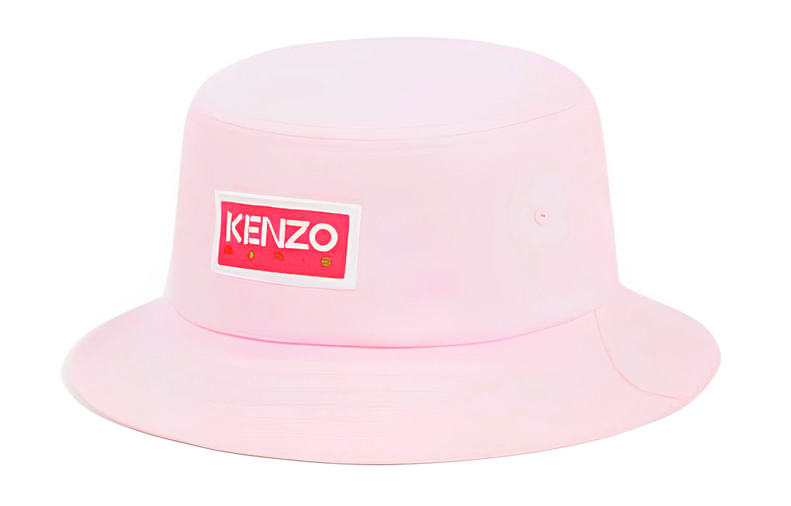 

KENZO Хлопковая шляпа-ведро с логотипом, Pink