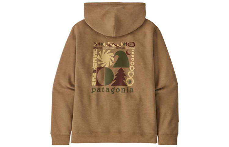Спортивная толстовка Spirited Seasons Uprisal с молнией унисекс Patagonia, серый — фото 4