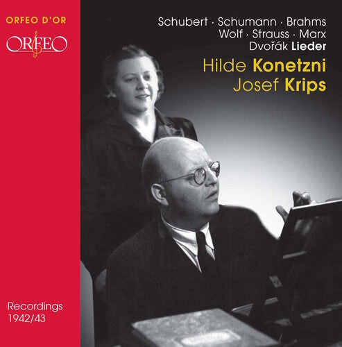 

CD диск Schubert / Schumann / Wolf / Konetzni / Krips: Lieder