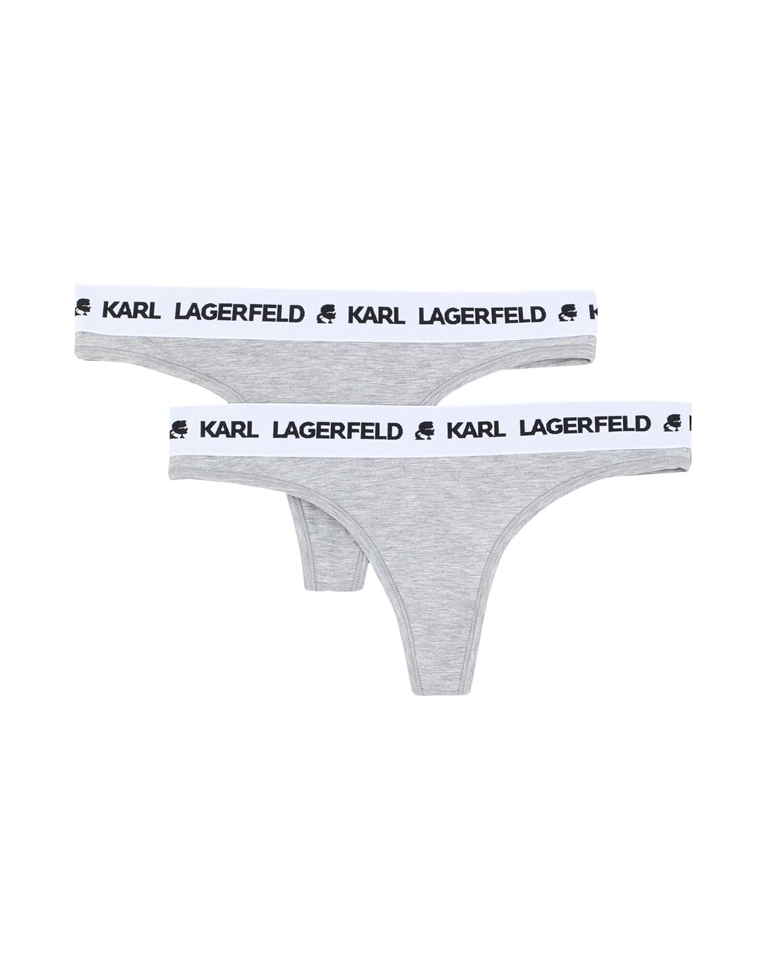

Трусы Logo Thong Set (Pack Of 2) Karl Lagerfeld, светло-серый
