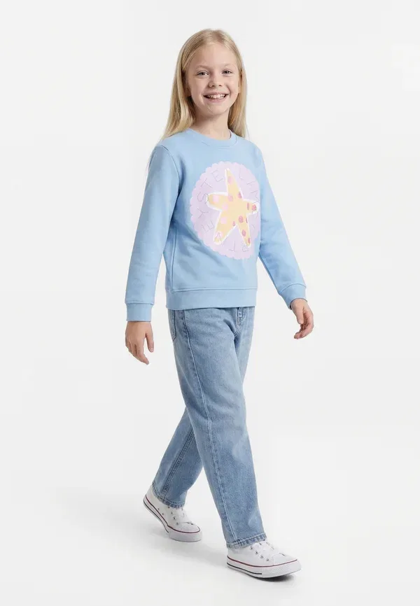 Свитшот Stella Mccartney Kids, лазурно-голубой